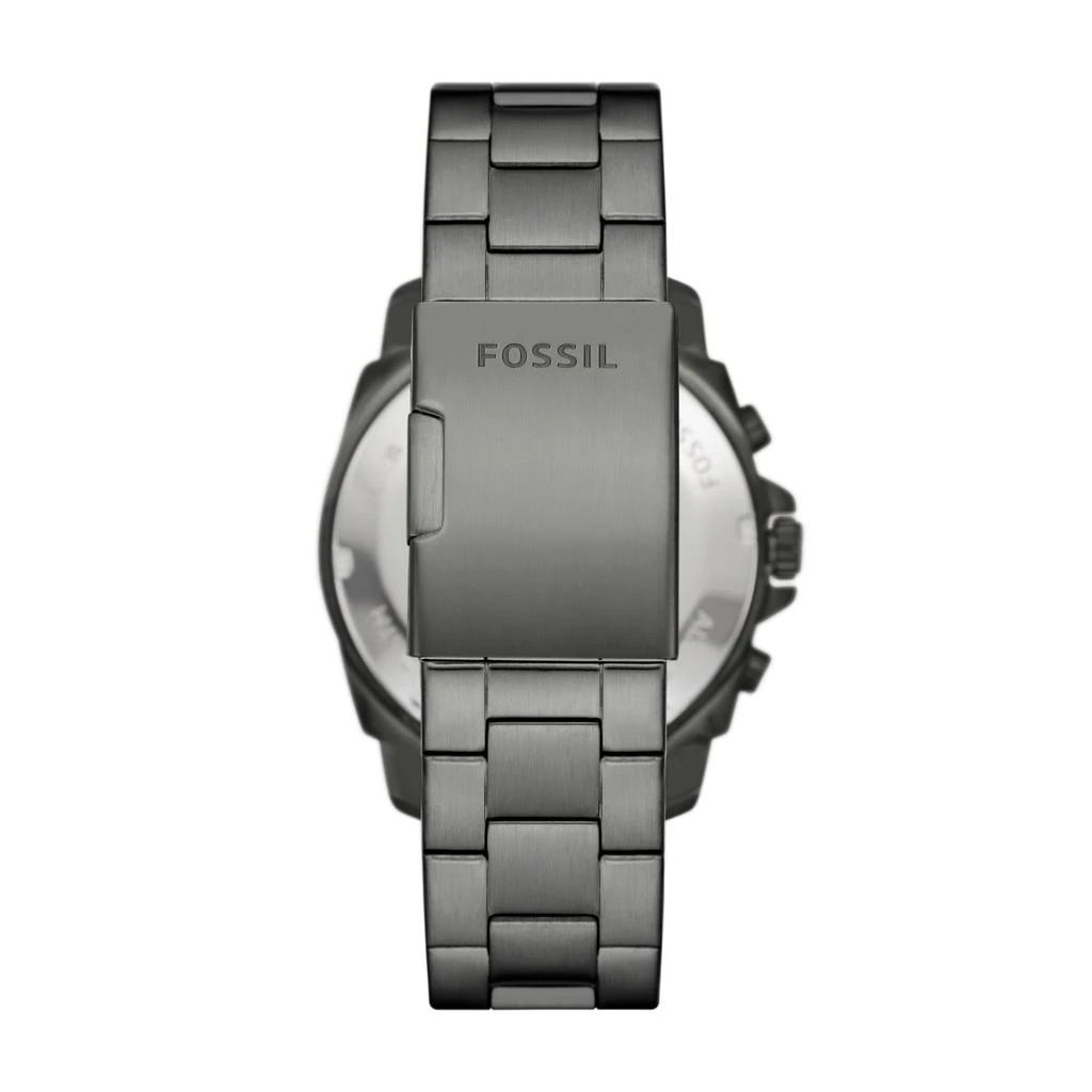 商品Fossil|Men's Privateer Chronograph, Smoke Stainless Steel Watch,价格¥418,第2张图片详细描述