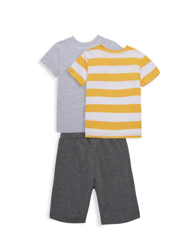 商品Little Me|Little Boy's 3-Piece Tee & Shorts Set,价格¥185,第4张图片详细描述