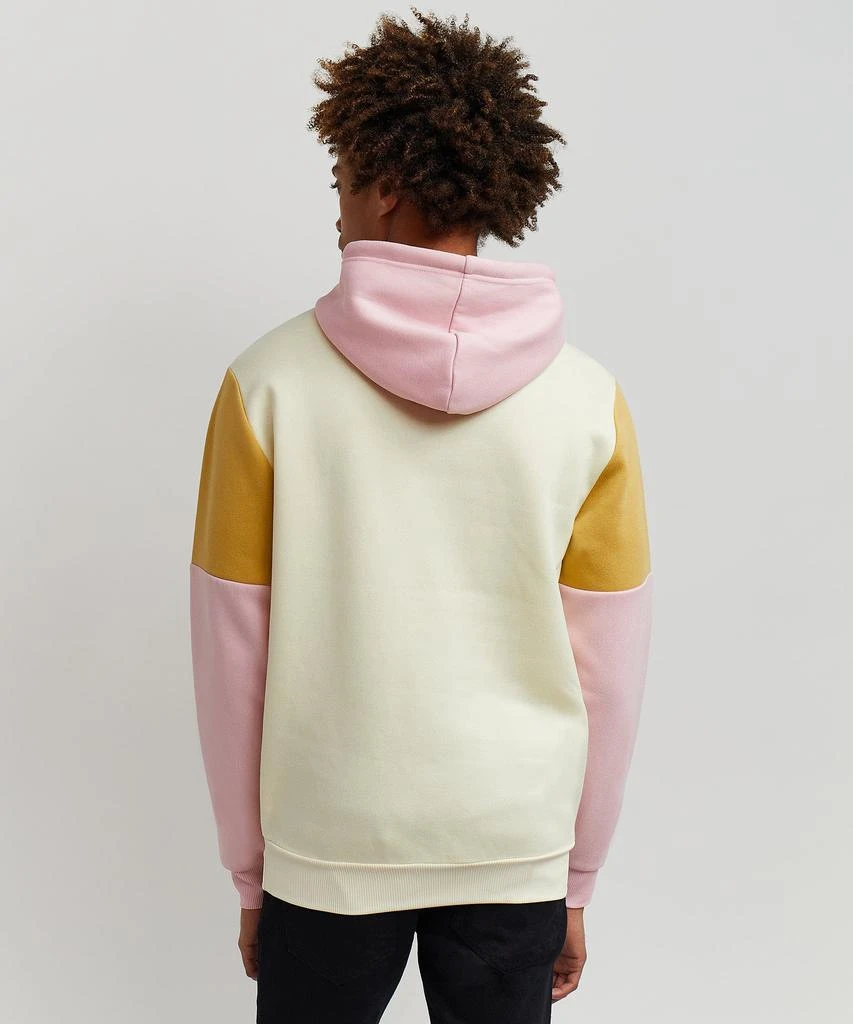 商品Reason Clothing|Nevin Color Block Logo Hoodie - Pink,价格¥76,第2张图片详细描述