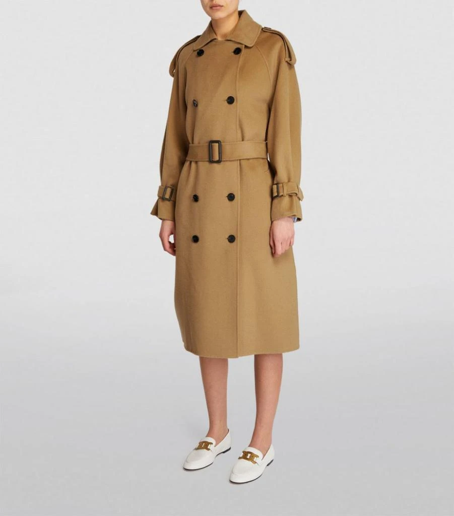 商品Maje|Wool-Blend Trench Coat,价格¥2975,第3张图片详细描述