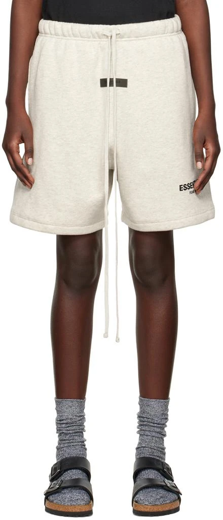 商品Essentials|Off-White Drawstring Shorts,价格¥579,第1张图片