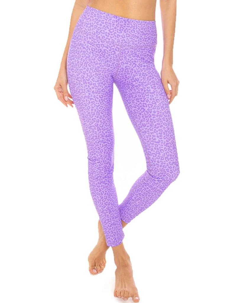 商品Mc2 Saint Barth|Animalier Purple Pastel Printed Yoga Leggings,价格¥1411,第1张图片