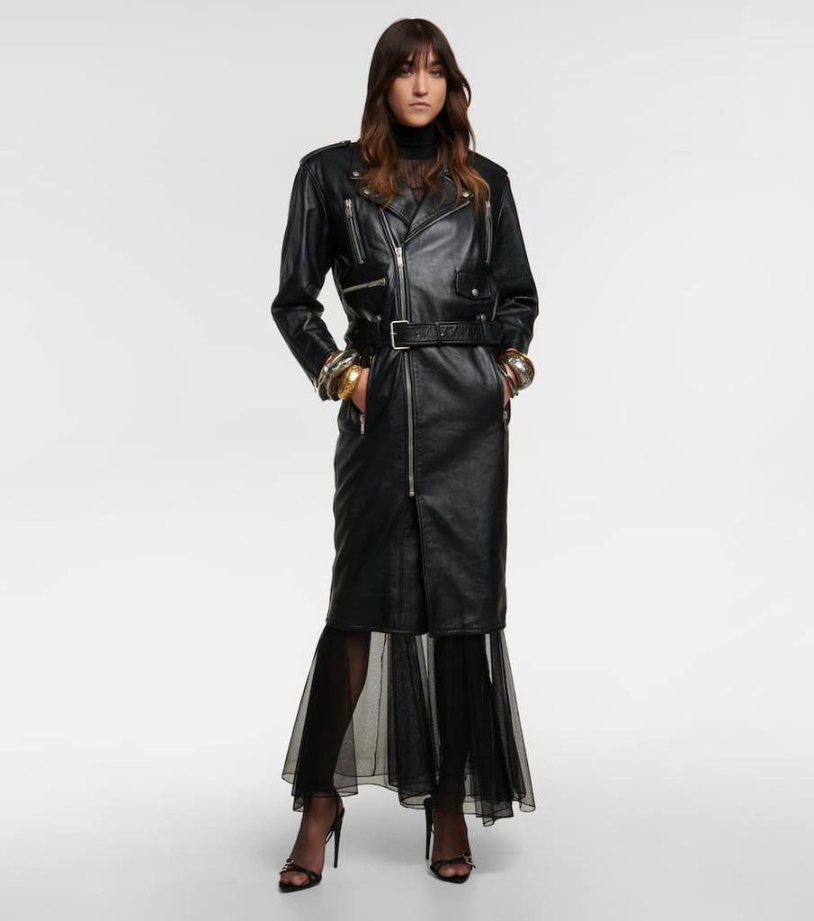 商品Yves Saint Laurent|Cassie绉纱缎布高跟凉鞋,价格¥8671,第4张图片详细描述
