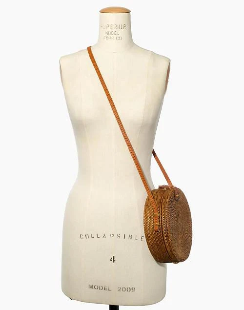 商品Madewell|Folk Fortune Bali Rattan Roundie 草编包,价格¥1007,第3张图片详细描述