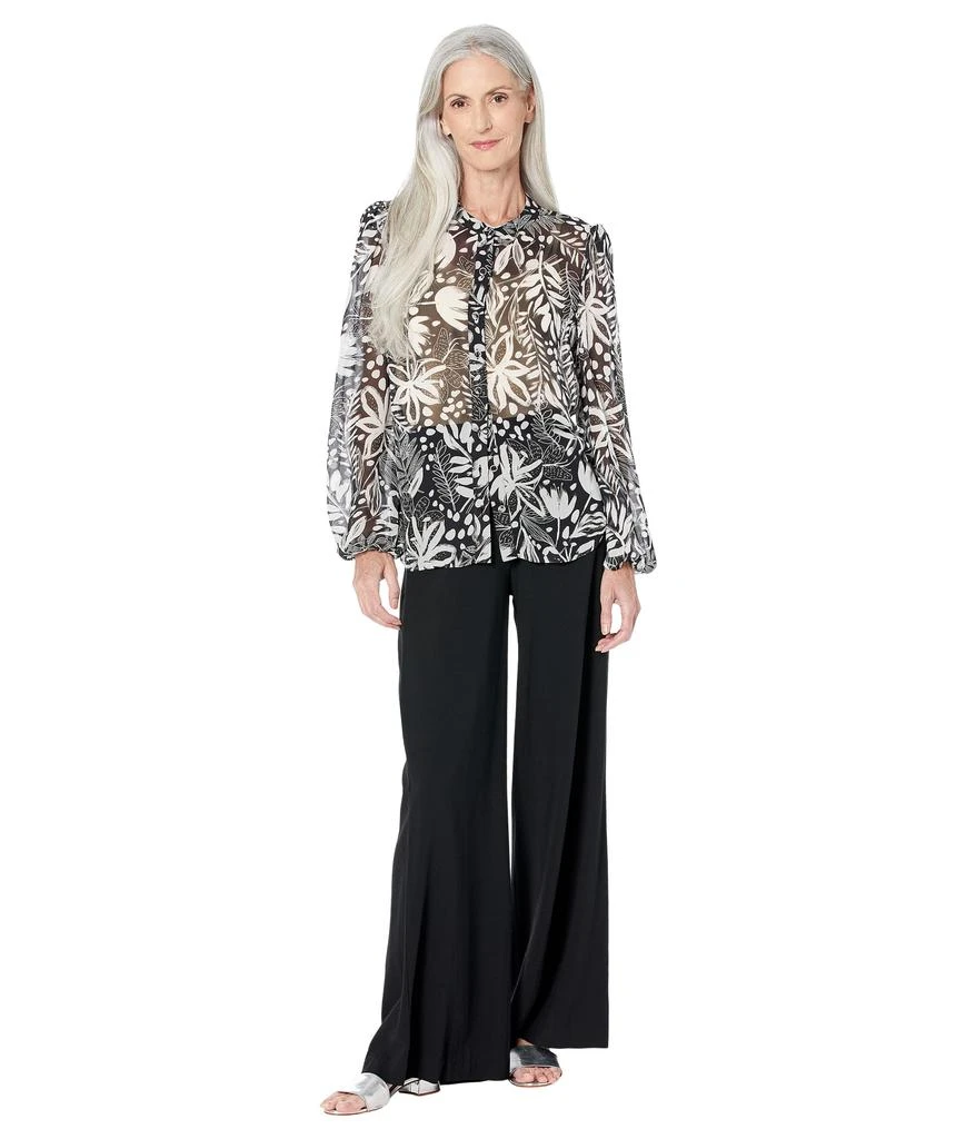 商品Milly|Glora Painted Tiger Lily Top,价格¥972,第4张图片详细描述