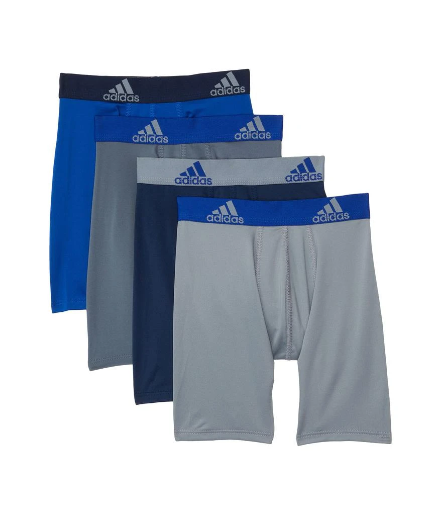 商品Adidas|Performance Long Boxer Briefs Underwear 4-Pack (Big Kids),价格¥194,第1张图片