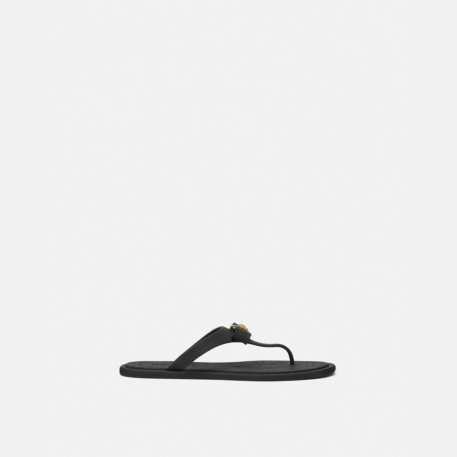 商品Versace|【预售】 范思哲 25春夏 女士 拖鞋 Gianni Ribbon凉鞋 1018789-1A10983_1B00V ,价格¥3637,第1张图片