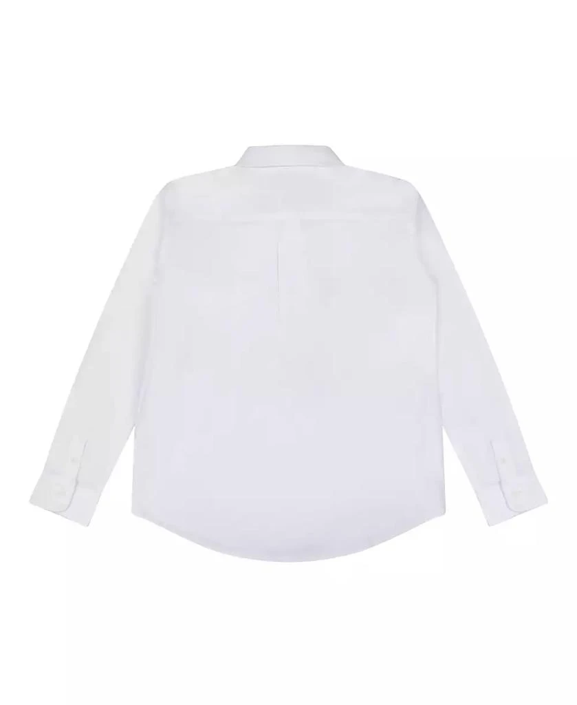 商品Brooks Brothers|B by Big Boys Woven Long Sleeve Oxford Shirt,价格¥306,第2张图片详细描述