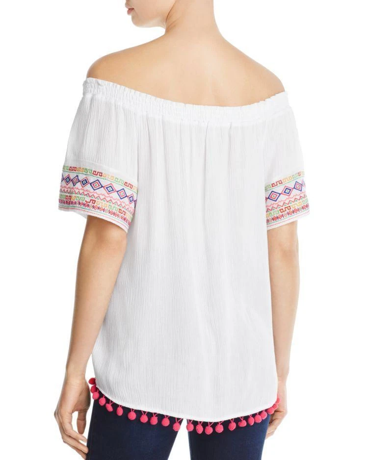 商品Kim & Cami|Embroidered Off-The-Shoulder Top,价格¥196,第2张图片详细描述