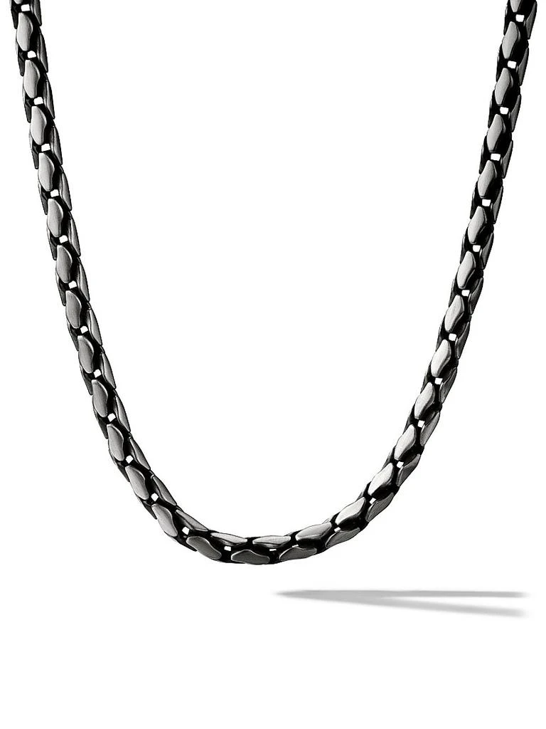 商品David Yurman|Fluted Chain Necklace in Sterling Silver, 5MM,价格¥11092,第1张图片