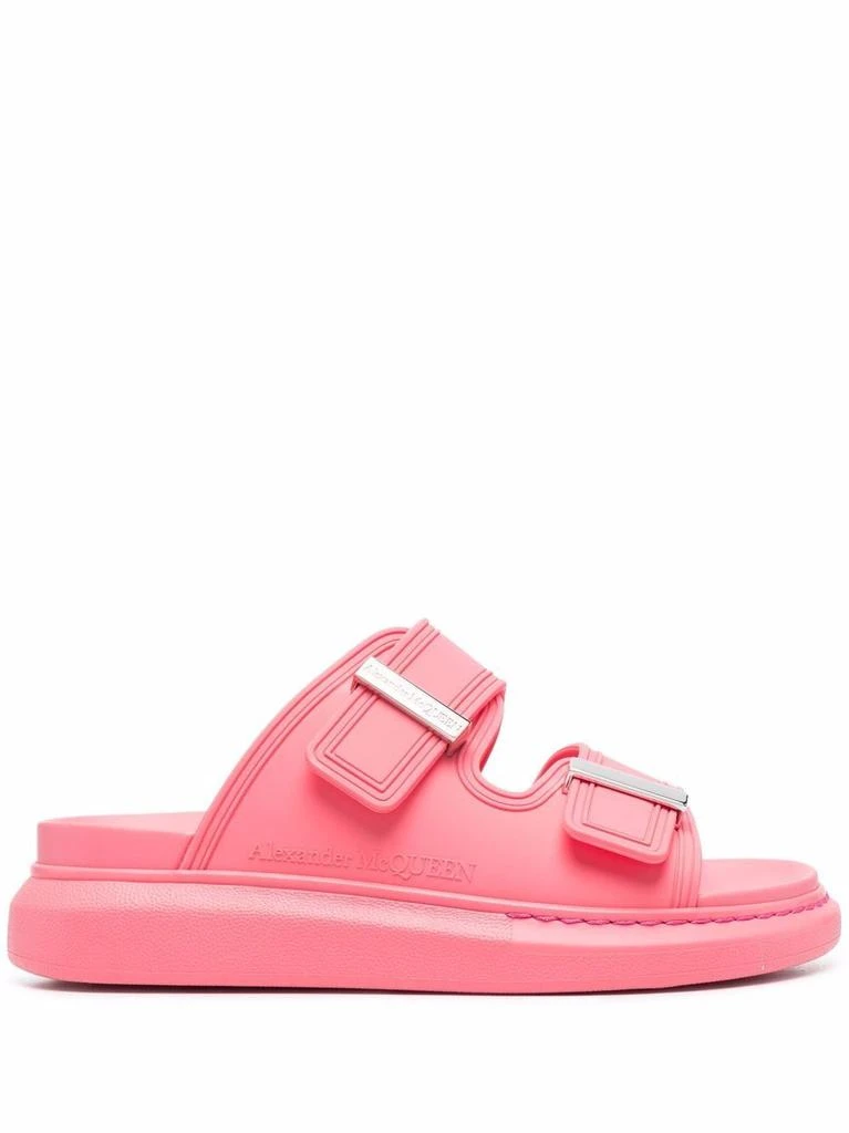 商品Alexander McQueen|ALEXANDER MCQUEEN - Hybrid Oversized Slides,价格¥1595,第1张图片