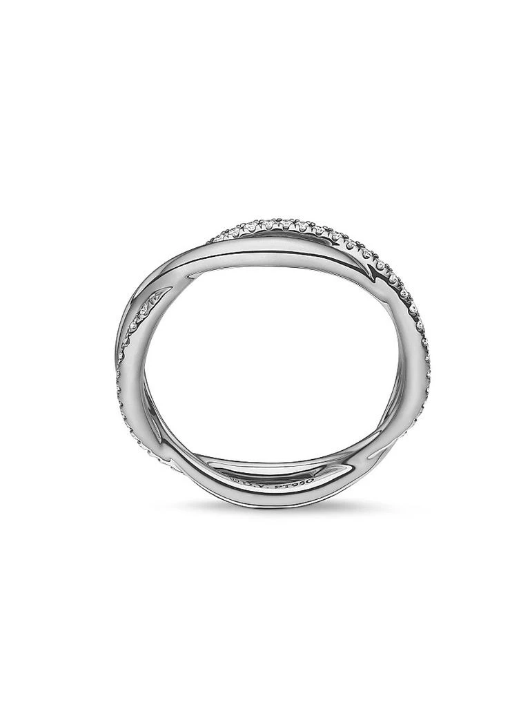 商品David Yurman|Infinity Band Ring in Platinum,价格¥17461,第5张图片详细描述