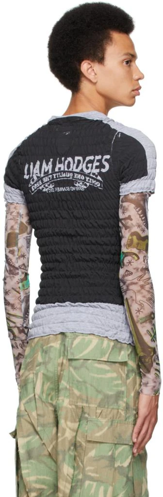 商品Liam Hodges|Grey & Black Valine T-Shirt,价格¥421,第3张图片详细描述