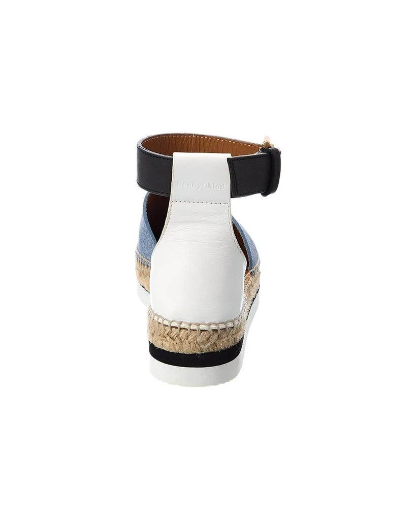 商品See by Chloé|See by Chloé Canvas & Leather Espadrille,价格¥1122,第3张图片详细描述