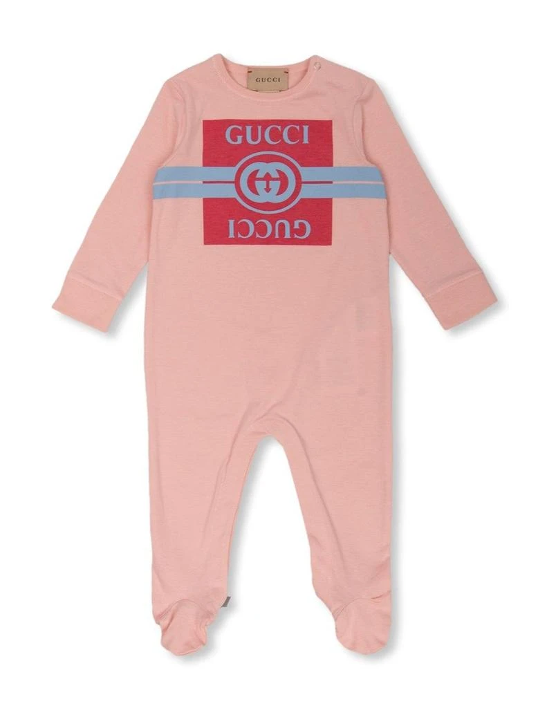 商品Gucci|Gucci Kids Interlocking G Printed Crewneck Pyjamas,价格¥1591,第1张图片