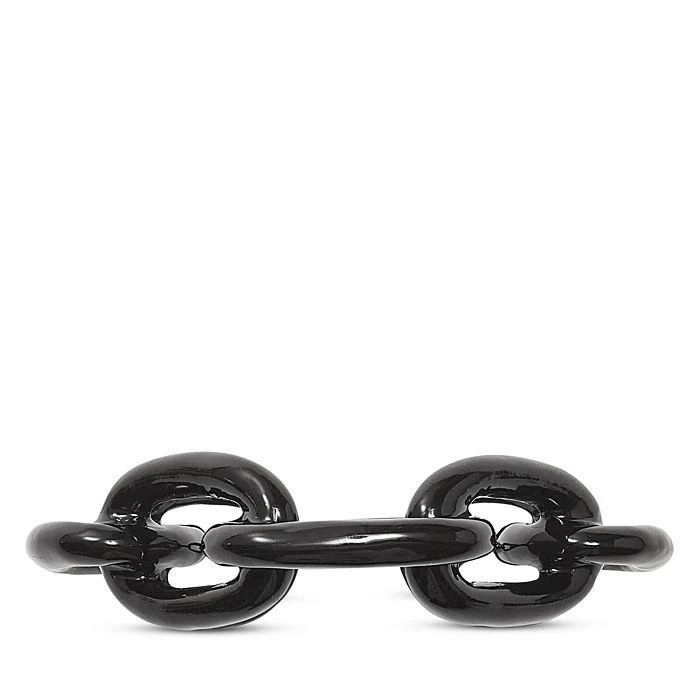 商品Kim Seybert|Kim Seybert Enamel Link Black Napkin Ring, Set of 4 in a Gift Box ,价格¥856,第2张图片详细描述