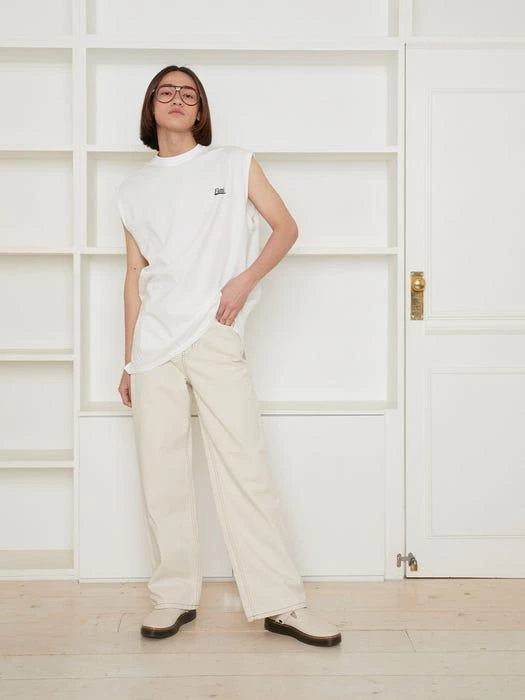 商品INSTANTFUNK|Ms Logo Sleeveless_White,价格¥635,第1张图片