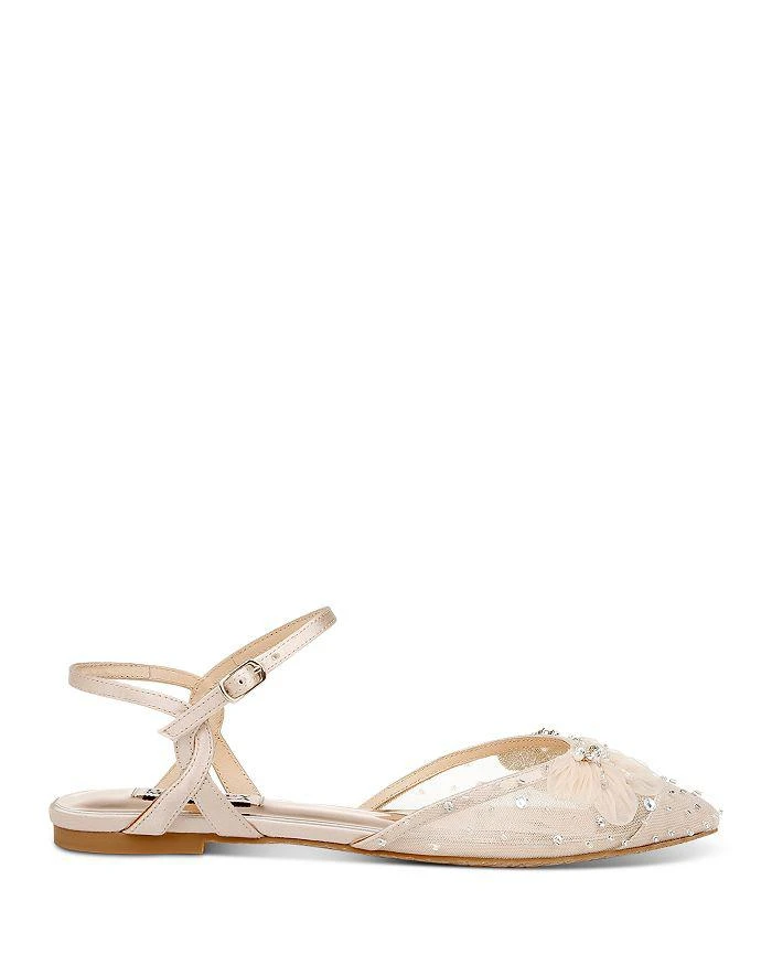 商品Badgley Mischka|Women's Karine Pointed Toe Flat Pumps,价格¥839,第2张图片详细描述