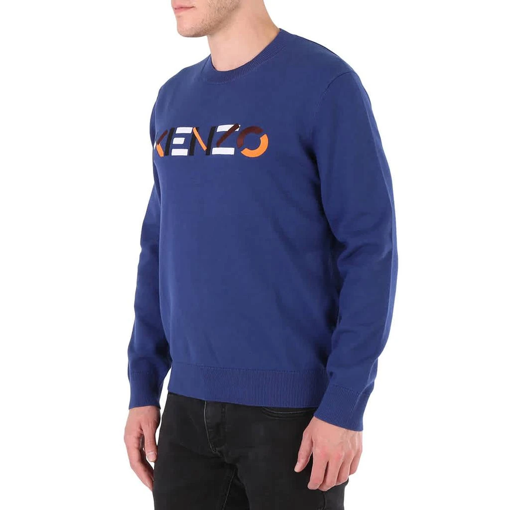 商品Kenzo|Kenzo Mens Ink Multicolor Logo Crewneck Sweater, Size Small,价格¥820,第3张图片详细描述