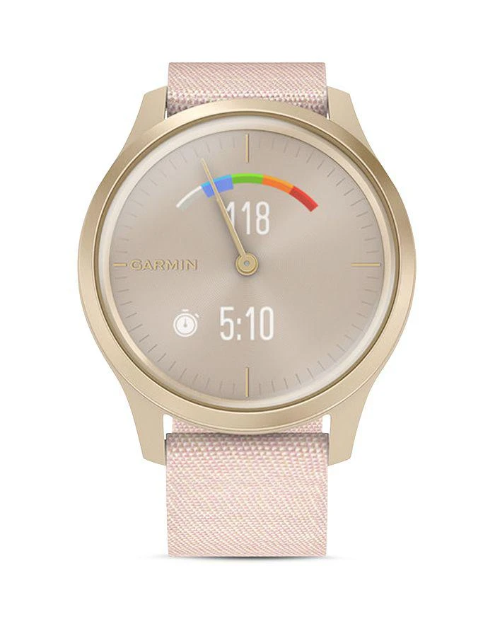 Vivomove Style Blush Pink Nylon Strap Touchscreen Hybrid Smartwatch, 42mm 商品