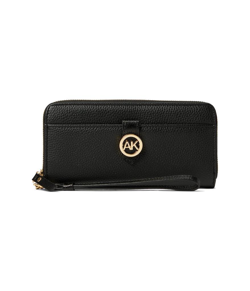 商品Anne Klein|Branded Slim Zip Wallet,价格¥125-¥213,第1张图片