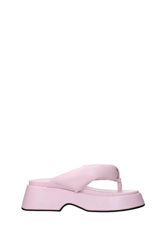 商品Ganni|Flip flops Fabric Pink,价格¥1042,第1张图片