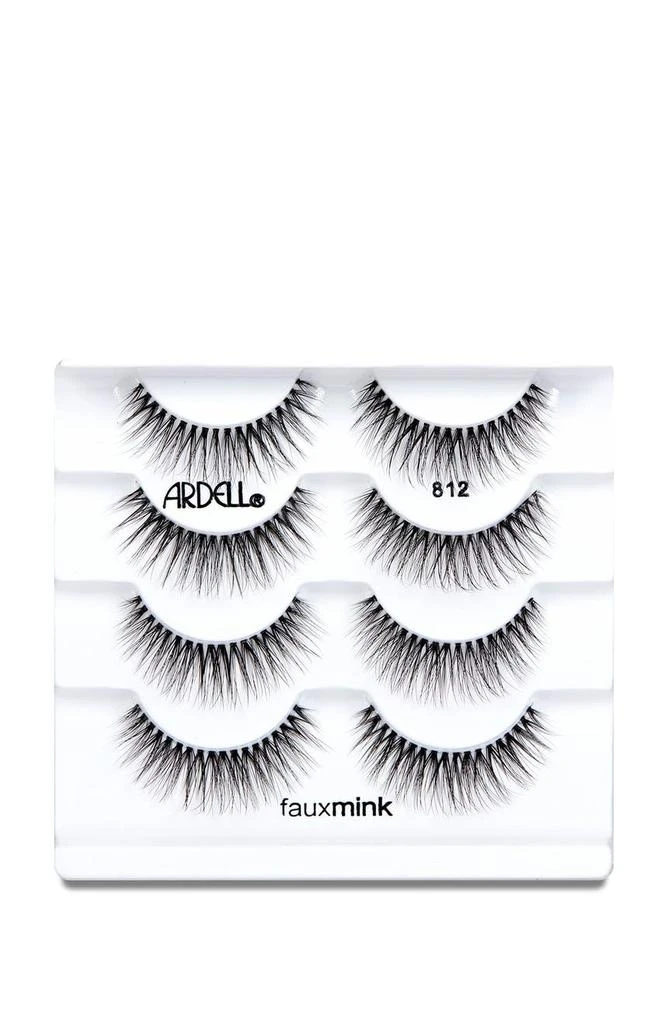 商品Ardell|Faux Mink 812 Lashes - Pack of 4,价格¥99,第2张图片详细描述