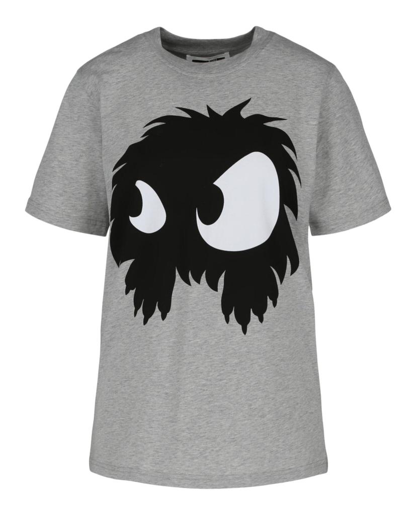 Monster Print Cotton T-Shirt商品第1张图片规格展示