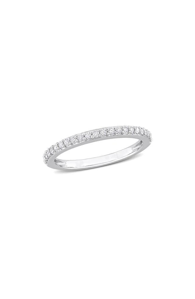 商品DELMAR|Sterling Silver Created Moissanite Band Ring,价格¥562,第1张图片