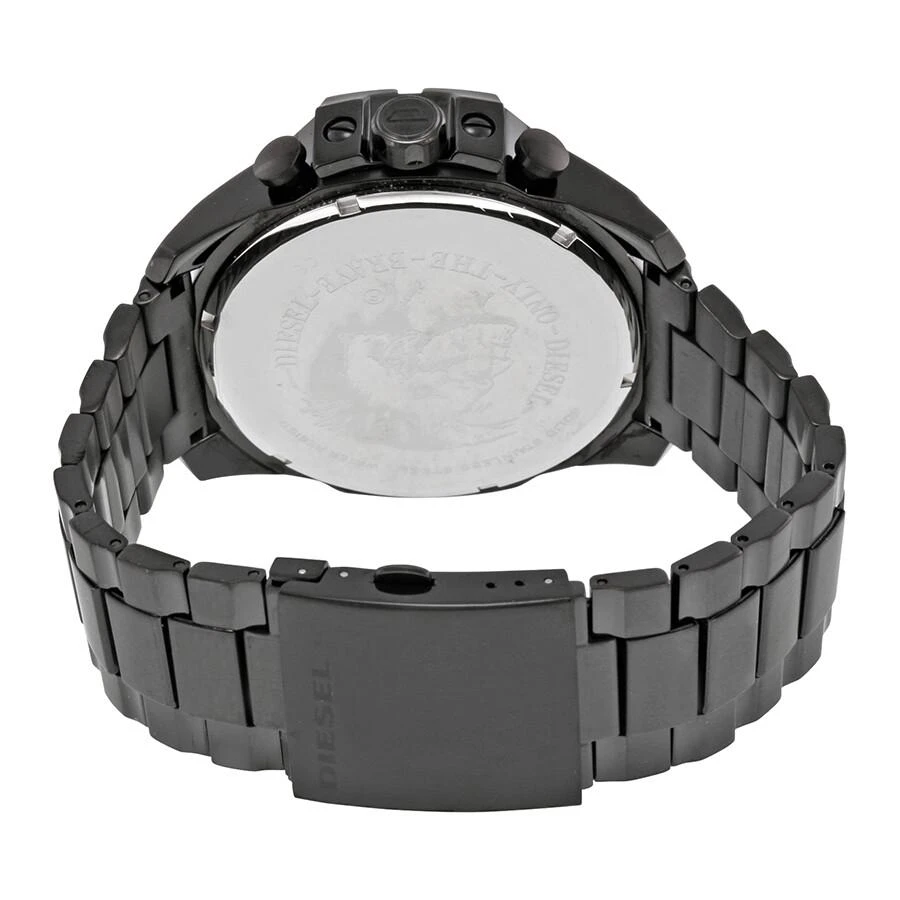 商品Diesel|Mega Chief Black Ion-plated Stainless Steel Men's Watch DZ4318,价格¥1144,第3张图片详细描述