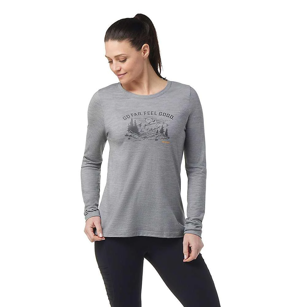 商品SmartWool|Smartwool Women's Wilderness Summit LS Graphic Tee,价格¥464,第1张图片