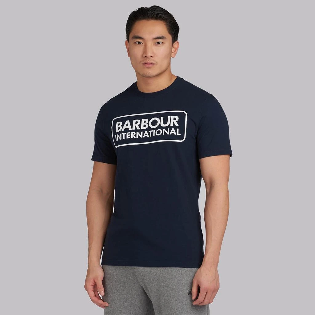商品Barbour|Barbour International Men's Essential Large Logo T-Shirt - International Navy,价格¥118,第1张图片