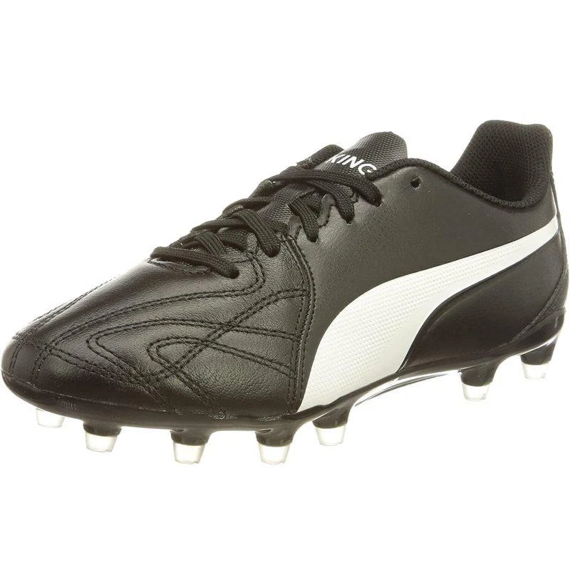 商品Puma|Mens King Hero 21 FG Leather Soccer Cleats Black/White,价格¥656,第1张图片