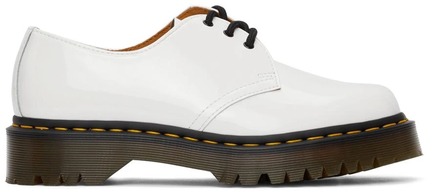 商品Dr. Martens|White Patent 1461 Bex Derbys,价格¥977,第1张图片