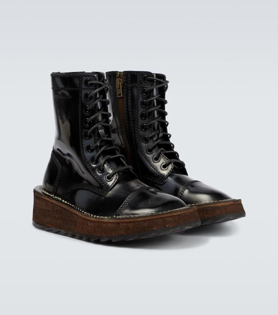 Platform leather boots商品第5张图片规格展示