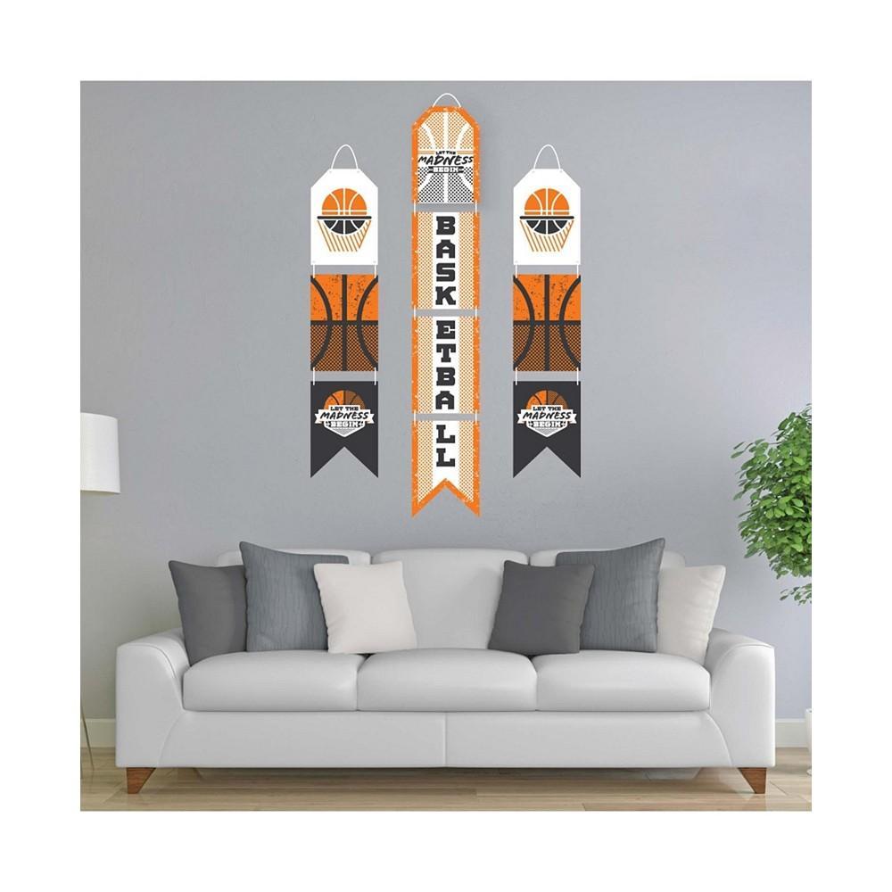 商品Big Dot of Happiness|Basketball - Let The Madness Begin - Hanging Vertical Paper Door Banners - College Basketball Wall Decor Kit - Indoor Door Decor,价格¥149,第5张图片详细描述
