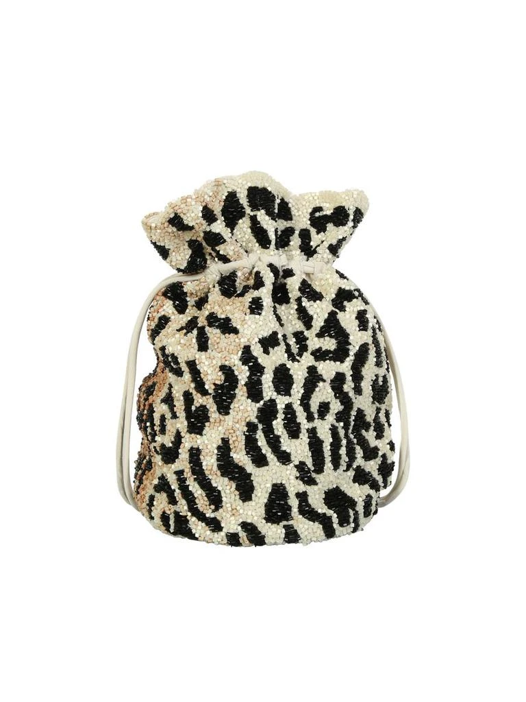 商品Ganni|GANNI FEATURING BRIGHT BEADING AND A LEOPARD PRINT, THE GANNI HANDBAG IS IDEAL FOR WEARING,价格¥1452,第1张图片