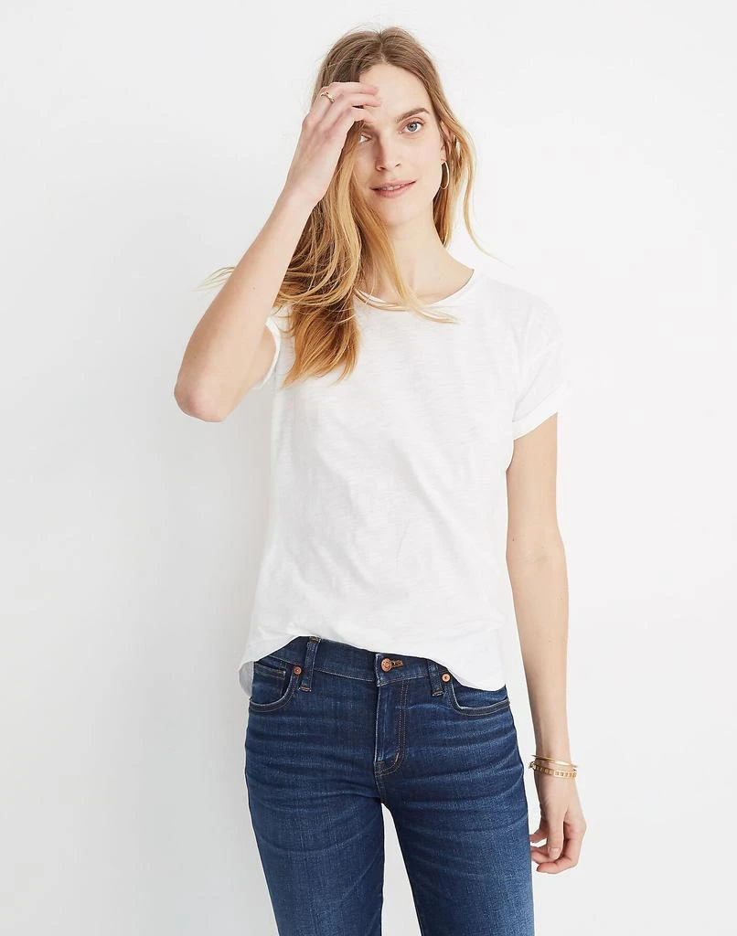商品Madewell|Whisper 全棉圆领T恤,价格¥80,第1张图片