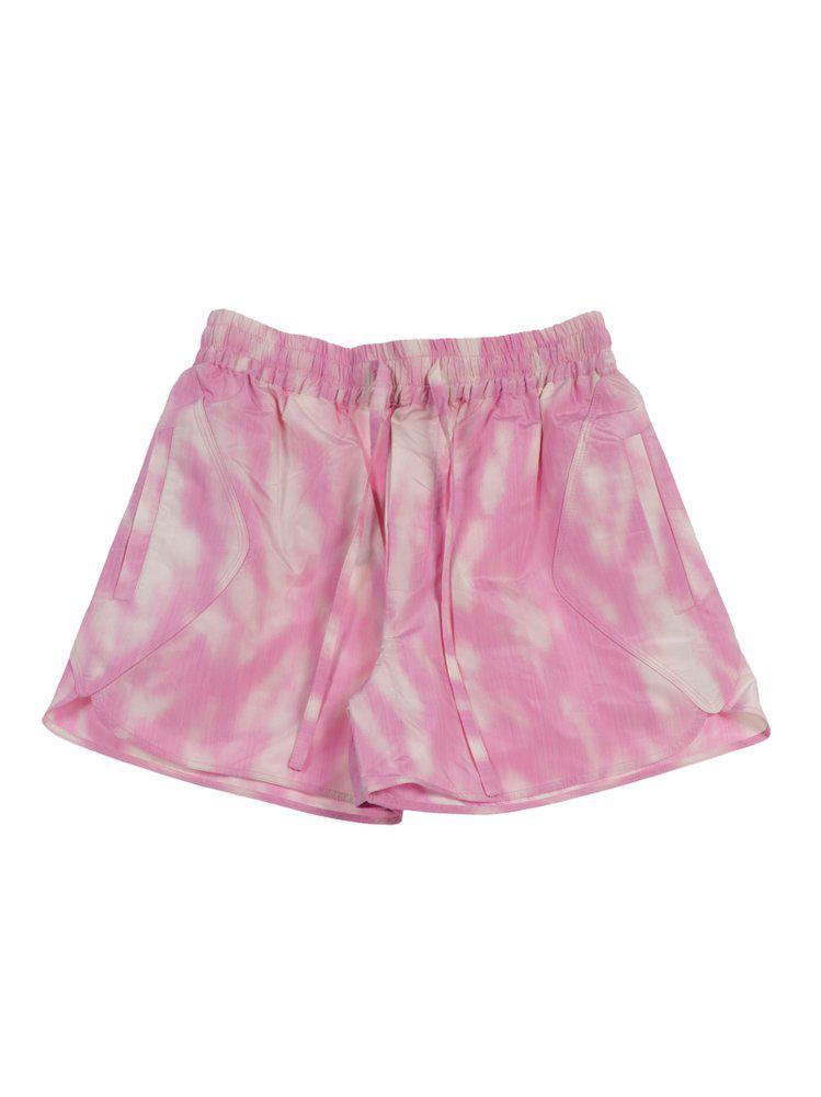 商品Ganni|Ganni Tie-Dye Drawstring Shorts,价格¥817-¥830,第1张图片