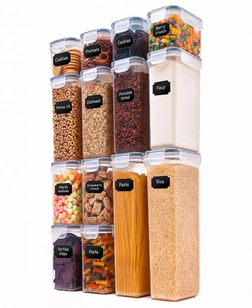 商品Cheer Collection|Air Tight Food Storage Container, 14 Pack,价格¥1220,第1张图片