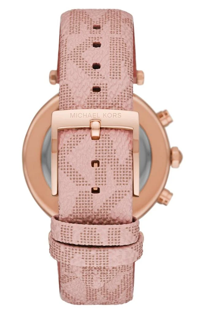 商品Michael Kors|Parker Faux Leather Strap Chronograph Watch, 39mm,价格¥938,第2张图片详细描述