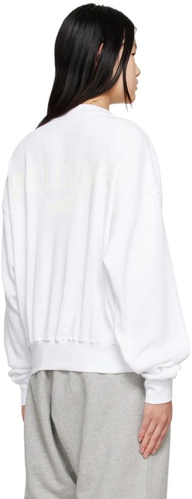 商品We11done|White Crewneck Sweatshirt,价格¥1091,第3张图片详细描述