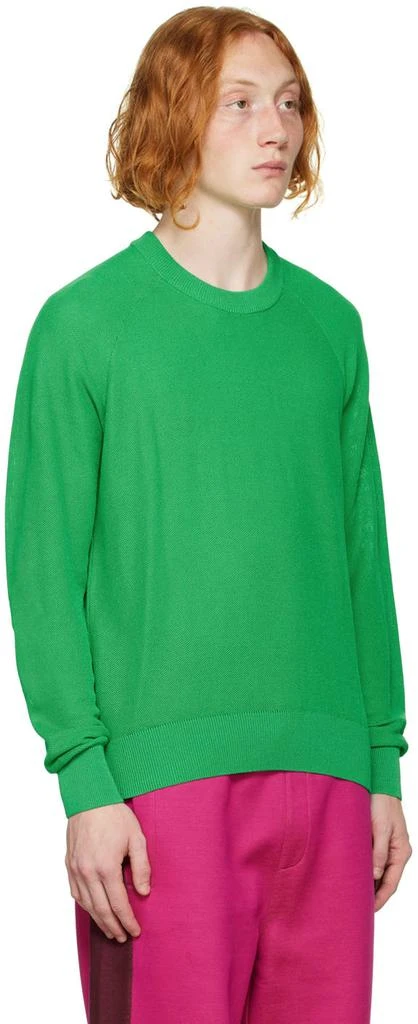 商品AMI|Green Cotton Sweater,价格¥915,第2张图片详细描述