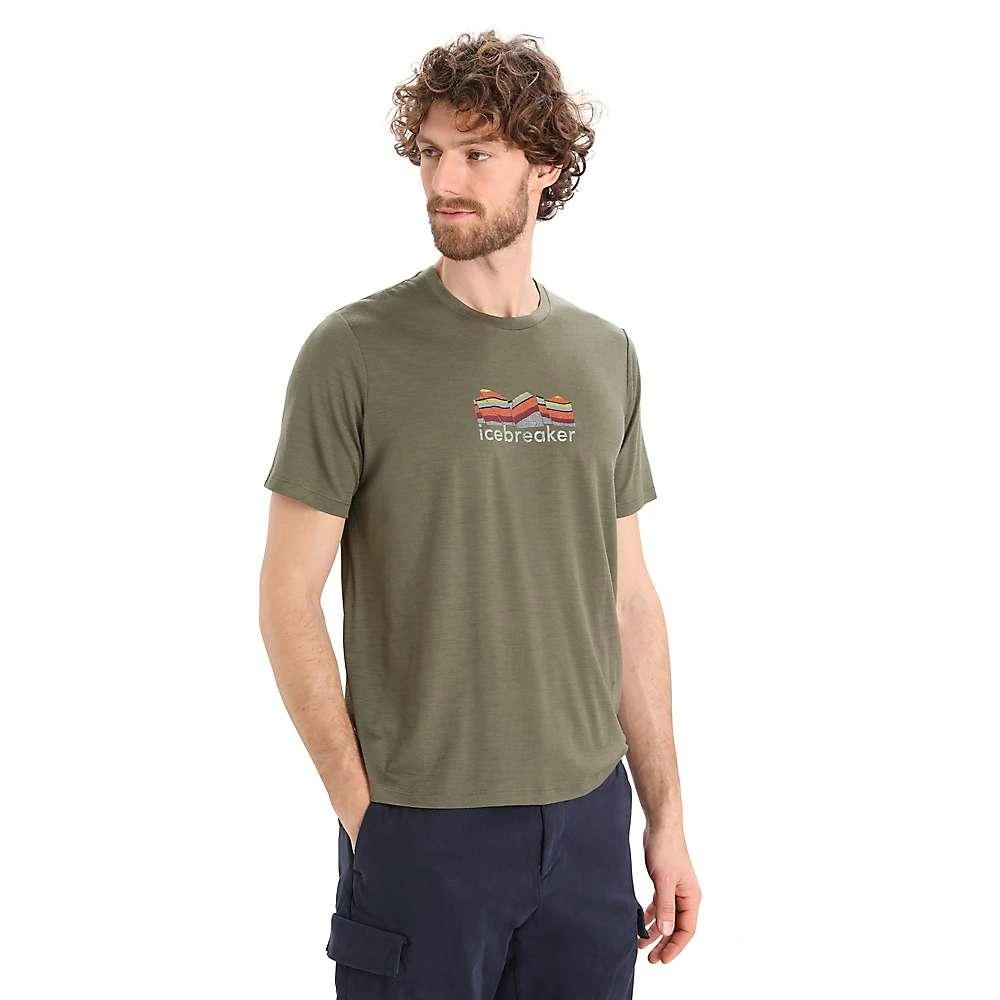 Icebreaker Men's Tech Lite II SS Tee - Mountain Geology 商品