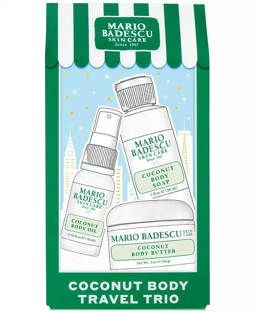 商品Mario Badescu|3-Pc. Coconut Body Travel Set,价格¥90,第3张图片详细描述