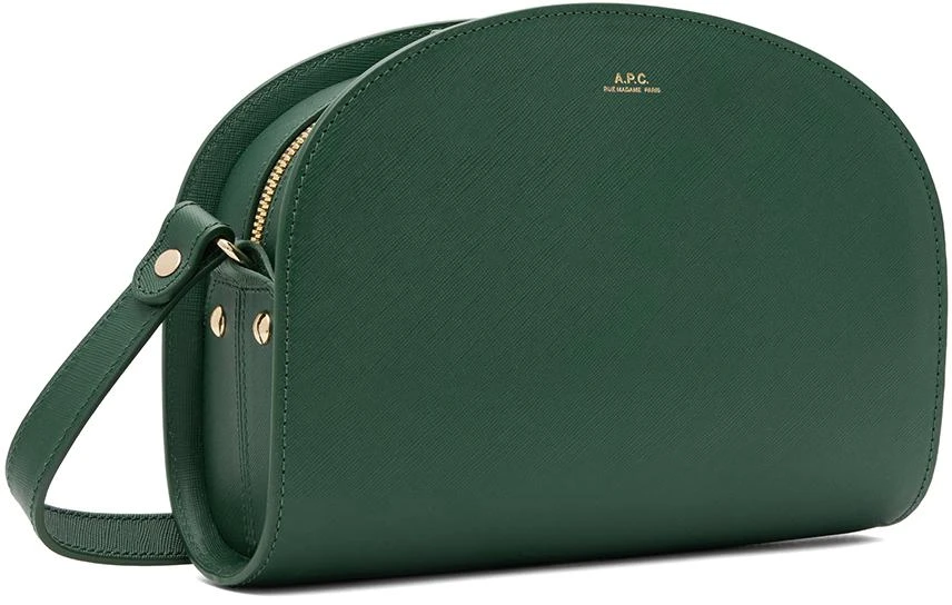 商品A.P.C.|Green Demi-Lune Bag,价格¥3467,第2张图片详细描述