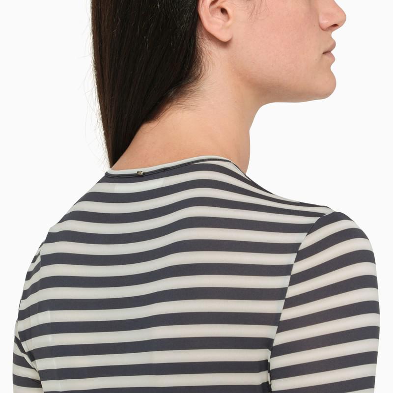 Black and white striped sweater商品第4张图片规格展示