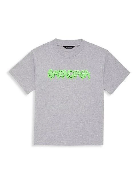 商品Balenciaga|Little Kid's &amp; Kid's Slim Logo T-Shirt,价格¥513,第1张图片