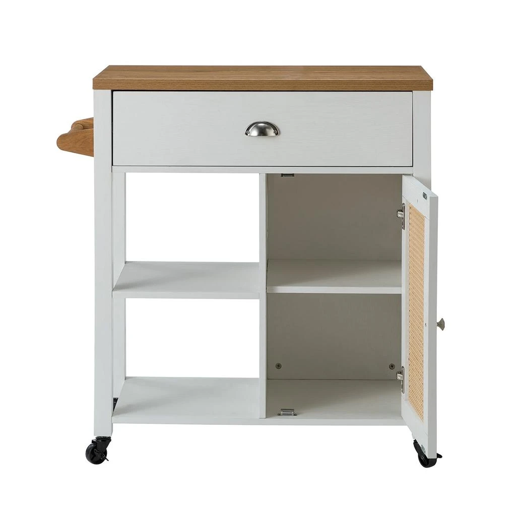 商品Tina's Home|Thessaly 31.5" Wide Rolling Kitchen Cart,价格¥2239,第3张图片详细描述
