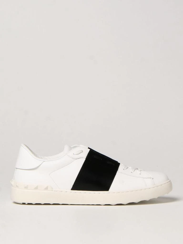 商品Valentino|Valentino Garavani Open leather sneakers,价格¥5233,第1张图片